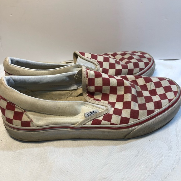 Vans Checkerboard Sneakers, used condition Men’s 7.5 Women’s 9 - Picture 5 of 14